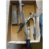 Image 1 : Tourque wrench, sharpening stone , Rivet  tool