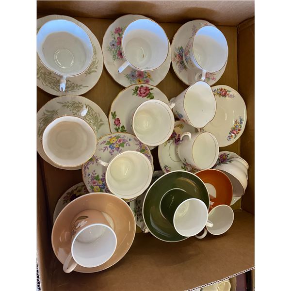 Cups and saucers
