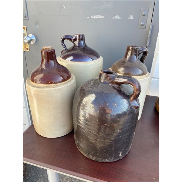 Pottery jugs