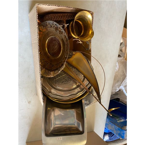 Silver plate and copper ware