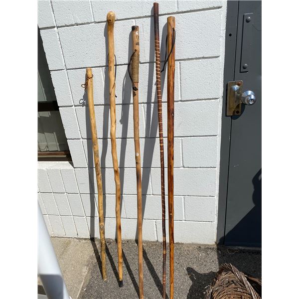 Lot walking sticks