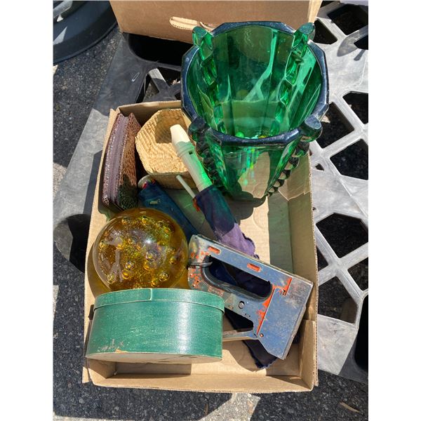 Large paperweight and other decor