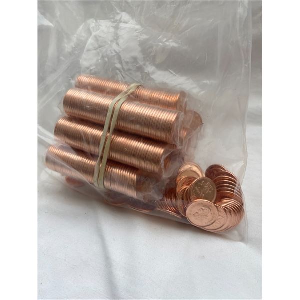 Uncirculated pennies aprox. $5