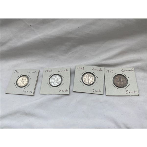 Canadian five cents