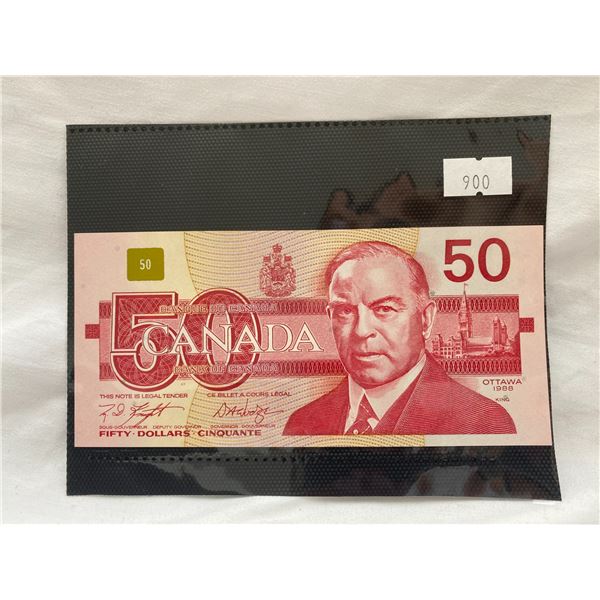 1988 $50 bill