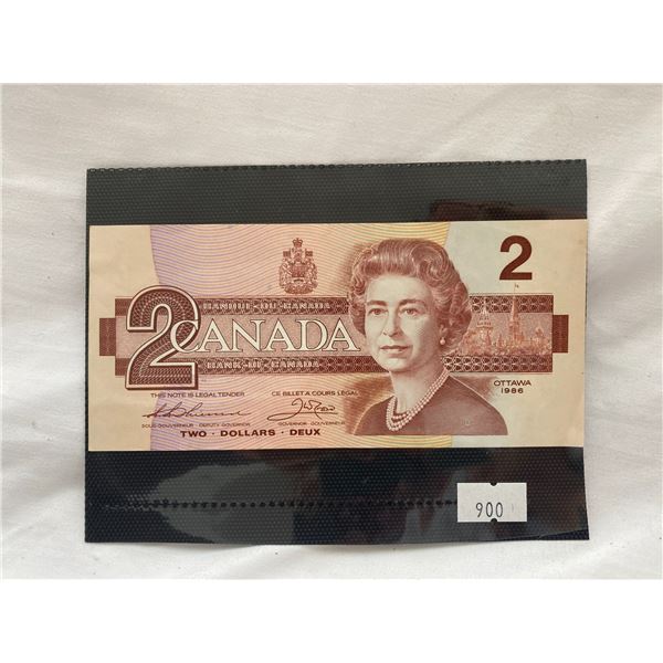 1986 $2 bill