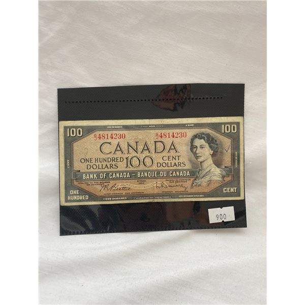 1954 $100 bill