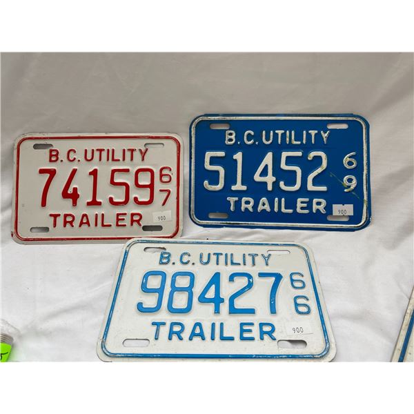 3 trailer plates