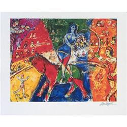 Chagall Circus, horse and rider #2102434