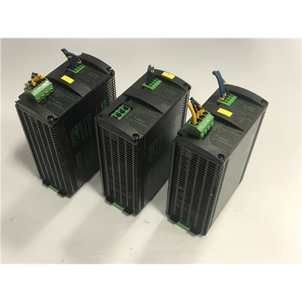 Lot of (3) Murr #MCS10-3x400-500/24 Power Supply