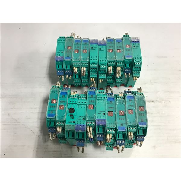 Lot of Pepperl + Fuchs Modules (see pics for part numbers)