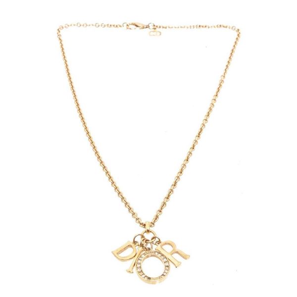 Christian Dior Gold Necklace