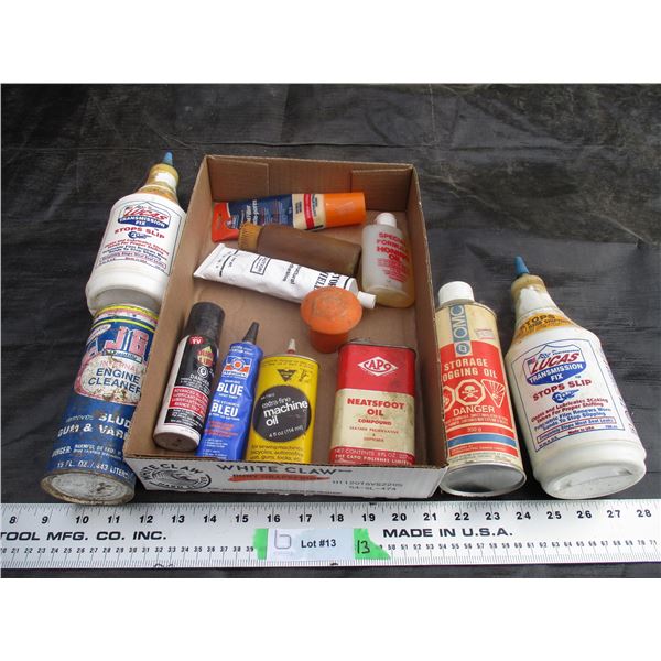 Engine Cleaner, Stop Slip Plus Misc Partial Containers