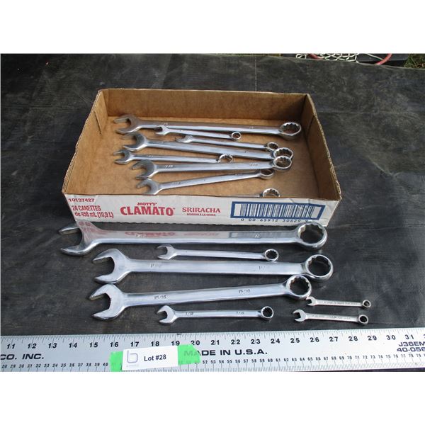 Wrenches Size From 1/4" - 1 1/4"