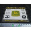 Image 1 : John Deere Tin Sign (12 1/4" x 16 1/4") 1999
