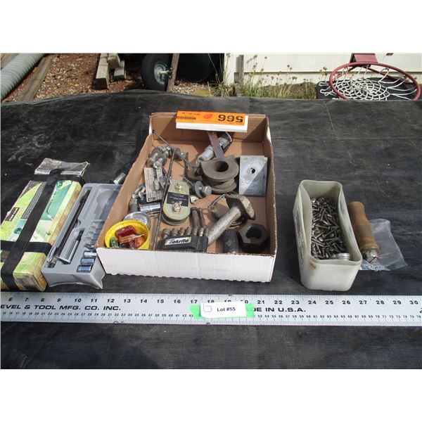 Screws, Fuses, Bolts, Flexible Screwdriver Plus Misc