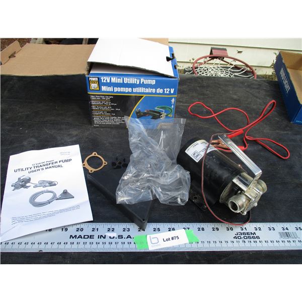 Powerfist 12 Volt Mini Utility Pump
