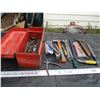 Image 1 : Metal Tool Box and Hand Tools