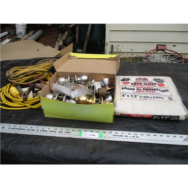 Booster Cable, Extension Cord, Door Hardware, Drop Cloth