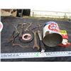 Image 1 : Vintage Tools, Hot Shot Antifreeze Tin Plus Misc