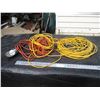 Image 1 : (2) Extension Cords and Trouble Light