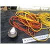 Image 3 : (2) Extension Cords and Trouble Light