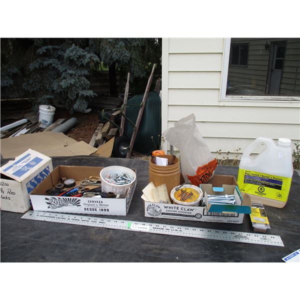 (2X THE MONEY) Screws, Nails, Plus Misc