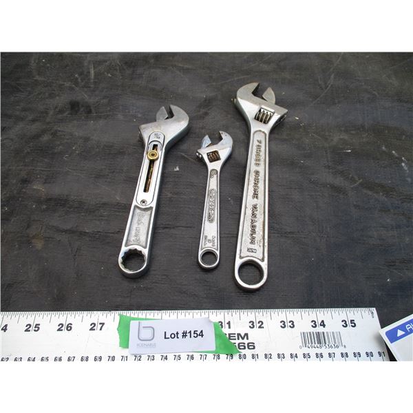 3 Crescent Wrenches