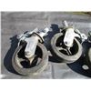 Image 2 : (4) Scaffold Wheels