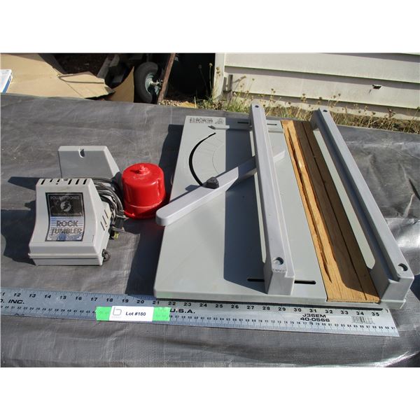 Cutting Guide, Rock Tumbler