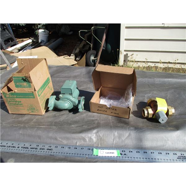 Hot Water Boiler Mixer Rebuilt with Pump (Used Very Little)