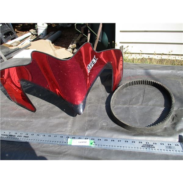 Windshield and Belt For Yamaha 1100 Apex