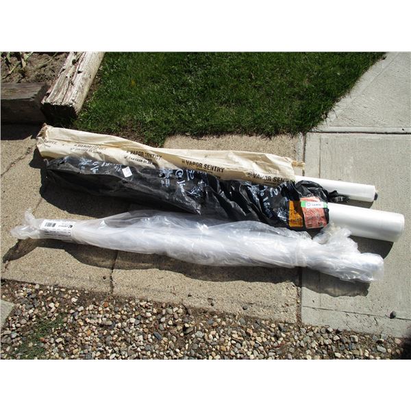 Rolls of Plastic 6 Mil Partial Rolls