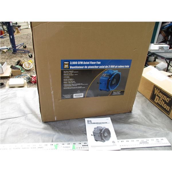 New Powerfist 3900 CFM Axial Floor Fan