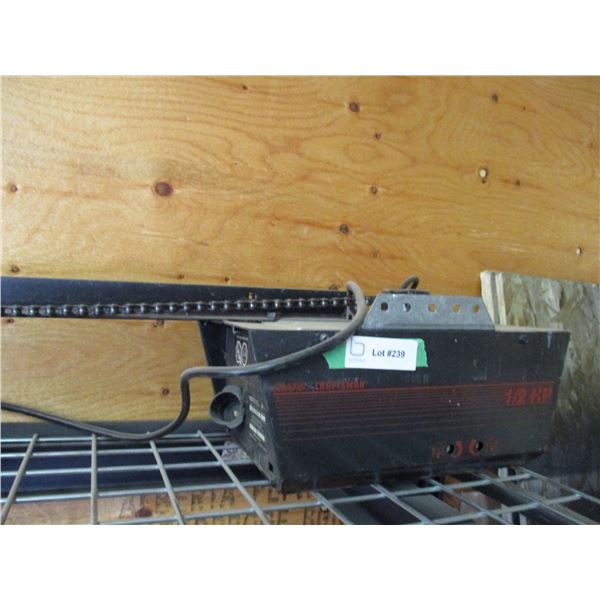 Garage Door Opener Sears Craftsman 1/2 hp