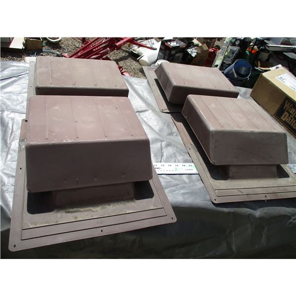 (2X THE MONEY) (4) Roof Vents