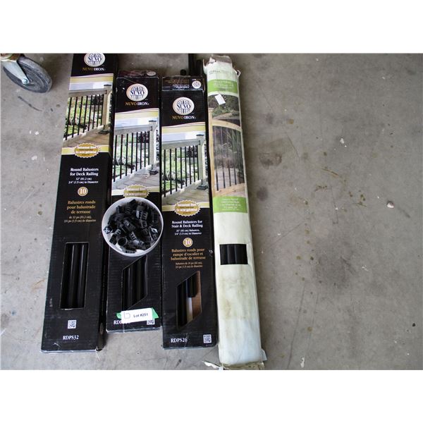 Galvanized Steel Deck Railing (Partial Boxes)