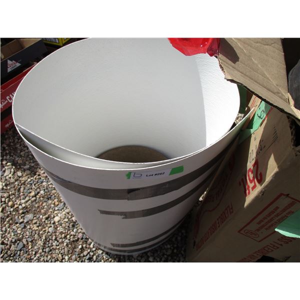 FRP Board with 6" Insulated Duct