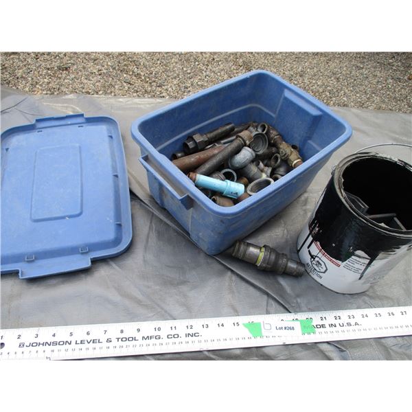 Natural Gas Fittings with Brackets and Leg Bolts