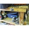 Image 4 : Work Bench (No Contents) (16 ft Long 2 ft wide 36" tall) is wired for outlets