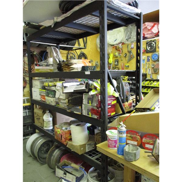 Metal Shelving Unit 6ft x 2ft x 7ft Tall With Wire Mesh