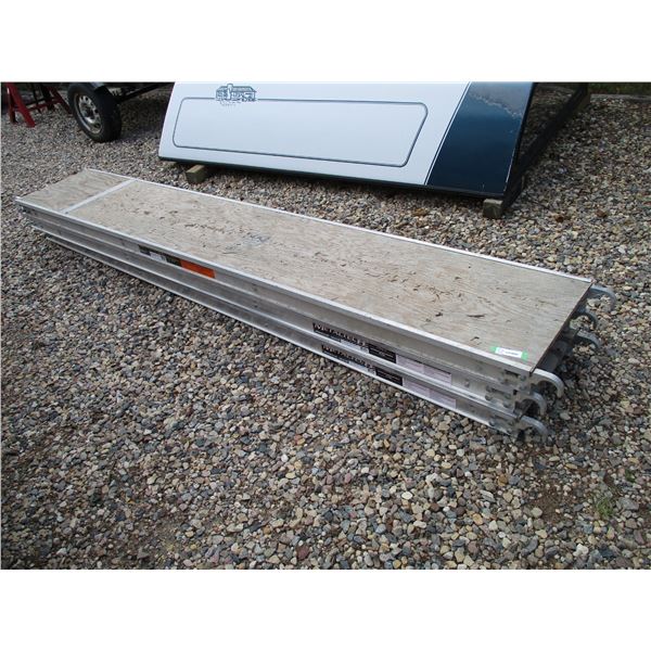 (3X THE MONEY) 3 Scaffold Planks 10ft x 18" Wide