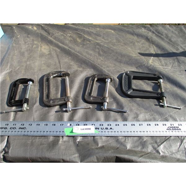 (2X THE MONEY) 2.5", 3", 4" C Clamps