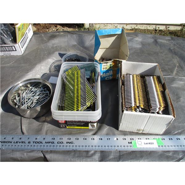 2.5", 3" Nails Plus Misc Nails and Screws