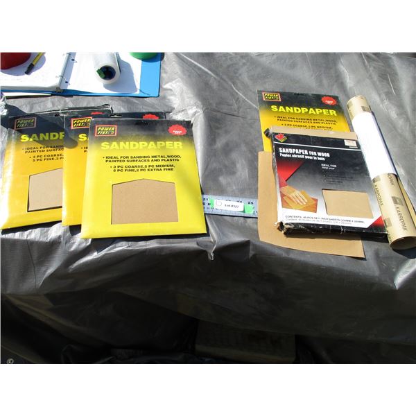 (2X THE MONEY) Misc Sandpaper
