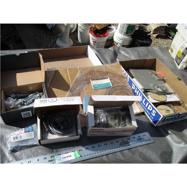 Gaskets, Door Knob, Concrete Anchors Plus Misc