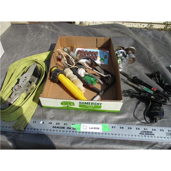 Ratchet Strap, Soldering Irons Plus Misc
