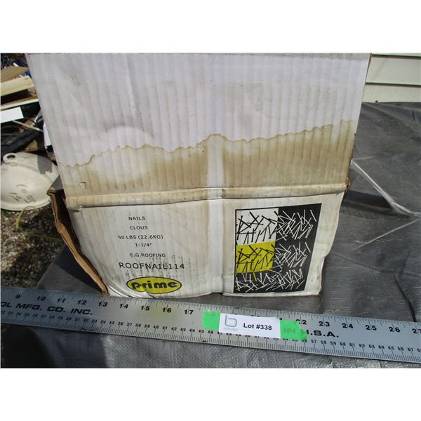 1 1/4" Roofing Nails Full Box 50lb