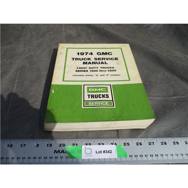 1974 Game Truck Service Manual