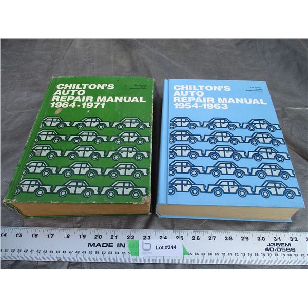 Vintage Chiltons Auto Repair Manuals